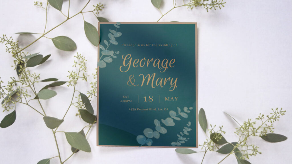 Wedding invitations｜the perfect guide for background, fonts and templates – Vivipic