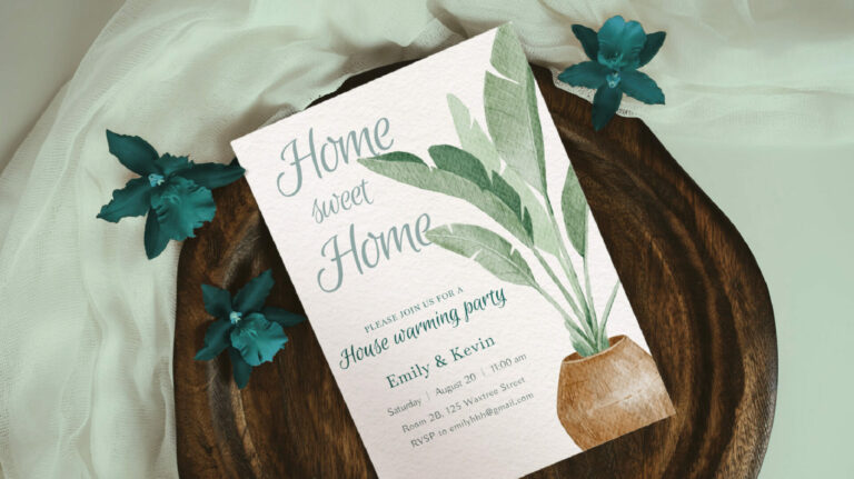 House warming invitation｜Celebrate your home sweet home with Vivipic